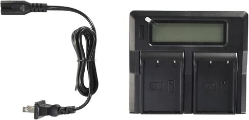 DSTE 1.5A شحن سريع شاشة LCD شاحن مزدوج متوافق مع بطارية Olympus BLX-1 BLX1، نظام OM-1 OM1 Micro SLR للكاميرا OM in Kuwait