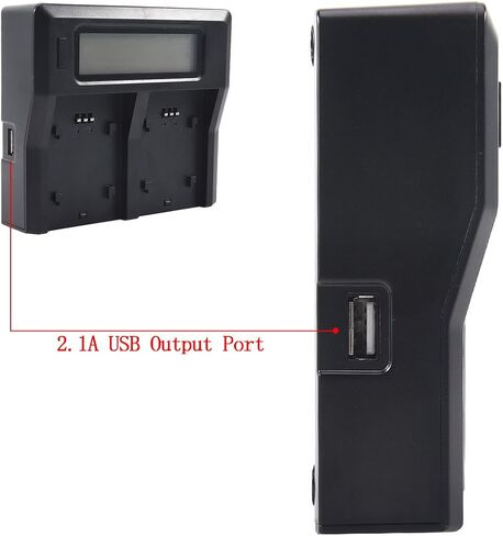 DSTE 1.5A شحن سريع شاشة LCD شاحن مزدوج متوافق مع بطارية Olympus BLX-1 BLX1، نظام OM-1 OM1 Micro SLR للكاميرا OM in Kuwait