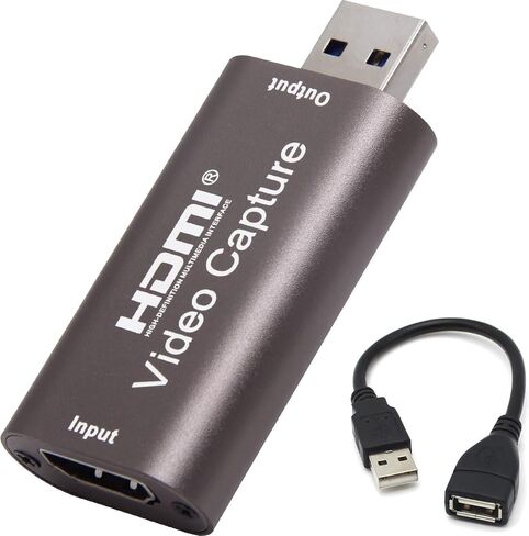 BlueAVS 4K HDMI to USB Capture Card, 1080P@60Hz, Live Streaming & Recording | Plug and Play HDMI Capture for DSLR, Camcorder and Action Cam, Ideal for OBS, Zoom, Live Streaming and Video Calls in Kuwait