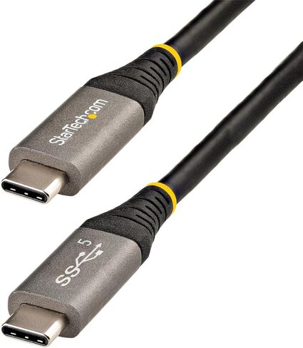 StarTech.com كابل USB C بطول 3 أقدام (1 متر) بسرعة 10 جيجابت في الثانية وكابل USB C بطول 6 أقدام (2 متر) بسرعة 5 جيجابت في الثانية وكابل USB-C من StarTech.com in Kuwait