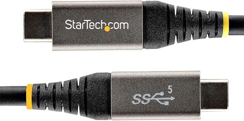 StarTech.com كابل USB C بطول 3 أقدام (1 متر) بسرعة 10 جيجابت في الثانية وكابل USB C بطول 6 أقدام (2 متر) بسرعة 5 جيجابت في الثانية وكابل USB-C من StarTech.com in Kuwait