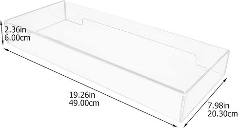Zerodeko Clear Acrylic Keyboard Cover Protector Anti- cat Keyboard Bridge Protector Cats from Touching Keyboard for Laptop Computer Transparent in Saudi Arabia