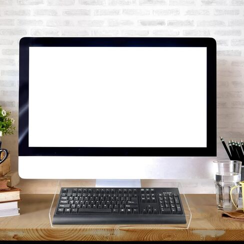 Zerodeko Clear Acrylic Keyboard Cover Protector Anti- cat Keyboard Bridge Protector Cats from Touching Keyboard for Laptop Computer Transparent in Saudi Arabia