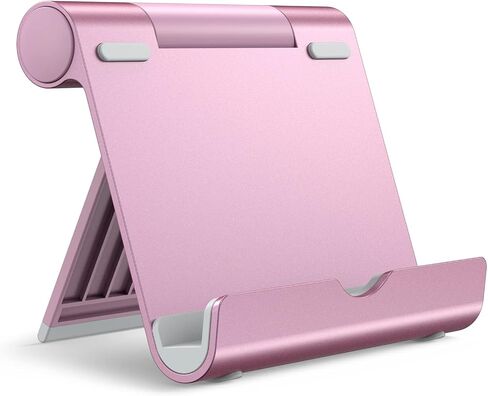 JETech Foldable Tablet Stand for 4-11" Tablets and Phones, Silver in Saudi Arabia
