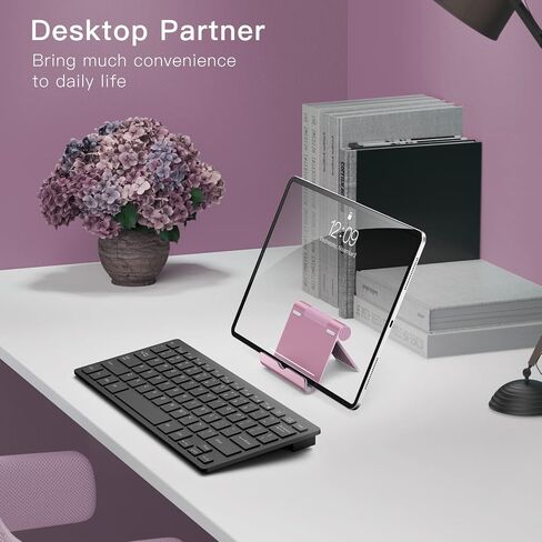 JETech Foldable Tablet Stand for 4-11" Tablets and Phones, Silver in Saudi Arabia