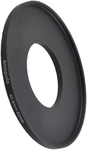 40.5 to 77mm Metal Step Up Ring Adapter for Canon,for Nikon,for Sony,for Fuji, Camera Lenses & UV,ND,CPL Camera Filters, Made from CNC Machined Space Aluminum with Matte Black Electroplated Finish in Saudi Arabia