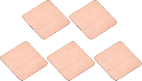 DMiotech 5 حزمة 15 × 15 × 0.4 مم مجموعة وسادة نحاسية حرارية IC رقائق غرفة تبريد تبريد الرقائق لتبريد الكمبيوتر المحمول in Kuwait