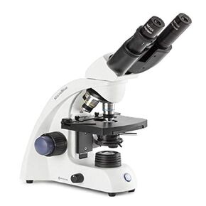 MicroBlue Binocular Microscope Achromatic 4/10/S40/S100x Oil DIN 35 mm objectives, Mechanical Stage, LED Illumination in Saudi Arabia