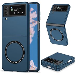 CCSamll for Samsung Galaxy Z Flip 5 5G Magnetic Case Compatible with Magsafe, Military-Grade Shockproof Case with Built-in Magnet Circle Cover for Samsung Galaxy Z Flip5, MS Black in Kuwait