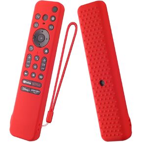 غطاء سيليكون لجهاز التحكم عن بعد الصوتي Sony RMF-TX800U RMF-TX900U 2022، حافظة واقية مضادة للصدمات متوافقة مع جهاز التحكم عن بعد لسلسلة Sony 4K Ultra HD TV X80K X90K X95K (أسود) in Kuwait