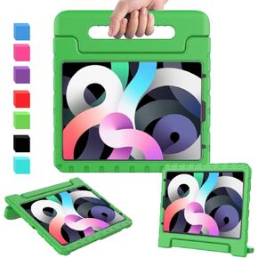 AVAWO Kids Case for iPad Air 5th Generation 2022/ 4th Generation 2020, iPad Air 10.9 Case - Light Weight Shockproof Handle Stand Case for Kids Child Toddlers Boys, Blue