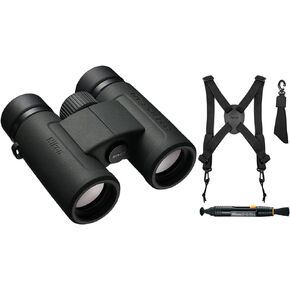 Nikon Prostaff P3 10X30 Binoculars Bundle with Harness and Lens Pen Cleaning System (3 Items) in Kuwait