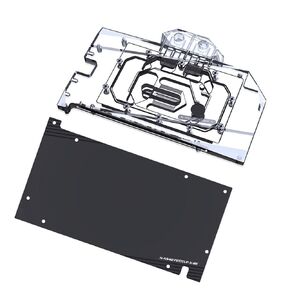 Copper GPU Water Cooling Block GPU Waterblock Graphics Card Water Cooling Block for Asus Tuf GeForce RTX 4070 Ti 12G Gaming (12V RGB Aura Effect LED Lights GPU Block with Backplate)