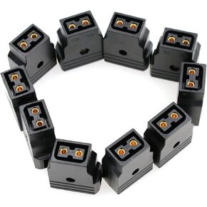 ZBLZGP ذكر D-Tap موصل Dtap Plug Rewirable DIY كابل الطاقة لBMCC BMPCC DSLR Rig V-Mount Anton بطارية الكاميرا (10 قطع أنثى Dtap)