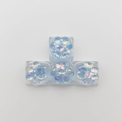 Cat Claw Keycap Backlight Key Cap Cute Resin Keycap ESC Keycaps Replacement for Cherry MX Switch Mechanical Keyboard DIY Decoration (Transparent) in Saudi Arabia