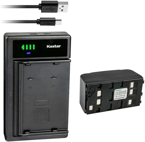 Kastar Smart USB Battery Charger Replacement for JVC BN-V11U BN-V12U BN-V14U BN-V15U BN-V18U BN-V20U BN-V22U BN-V24U BN-V25U BN-V400U BN-V60U BN-V65 Battery, JVC GR-AXM900U GR-AXM910U GR-1U in Saudi Arabia