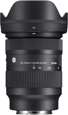 سيجما 28-70 مم F2.8 DG DN عدسة تكبير عصرية للهيكل الكامل من سوني E-Mount الكاميرات غير العاكسة حزمة 592965 مع حقيبة ظهر ديكو جير التصوير الفوتوغرافي + مجموعة فلتر + برنامج فيديو وإكسسوارات in Kuwait
