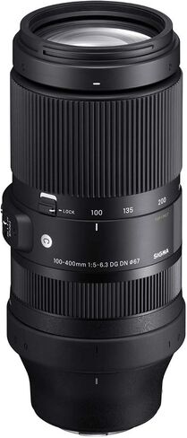 عدسة سيجما 100-400 ملم f/5-6.3 DG DN OS المعاصرة لحزمة Sony E-Mount مع حقيبة أدوات نظام الكاميرا مع مجموعة الملحقات والتنظيف، وبطاقات ذاكرة 64 جيجابايت (عبوتان) (4 عناصر) in Kuwait