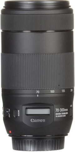 عدسة Canon EF 70-300mm f/4-5.6 is II USM (0571C002) + طقم مرشح + حافظة للغطاء + طقم تنظيف + المزيد (متجدد) in Kuwait