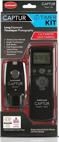 Hahnel Captur Remote Camera/Flash Trigger Captur Remote Timer Kit for Canon, Black (HL -CAPTUR TK-C) in Kuwait