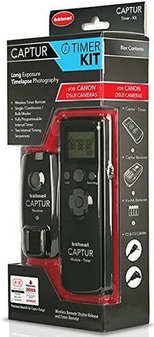 Hahnel Captur Remote Camera/Flash Trigger Captur Remote Timer Kit for Canon, Black (HL -CAPTUR TK-C) in Kuwait