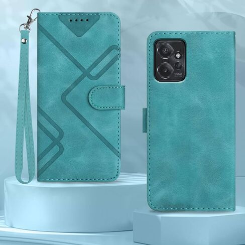 JHWVVTF for Moto G 5G 2023 Case Wallet/for Moto G 5G 2023 Phone Case,Card Holder Protector Leather Kick-Stand,Wrist Strap,Magnetic Closure,Shockproof Protective Flip Cases Cover (Red) in Kuwait