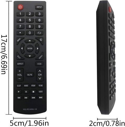 جهاز تحكم عن بعد بديل جديد من انسيجنيا NS-RC4NA-14 لتلفزيون انسيجنيا NS-46D400NA14 NS-50D400NA14 NS-39L400NA14 NS-39D40SNA14 NS-32D201NA14 NS-46D40SNA14 مبرمج مبرمج in Kuwait