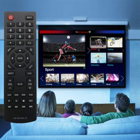 جهاز تحكم عن بعد بديل جديد من انسيجنيا NS-RC4NA-14 لتلفزيون انسيجنيا NS-46D400NA14 NS-50D400NA14 NS-39L400NA14 NS-39D40SNA14 NS-32D201NA14 NS-46D40SNA14 مبرمج مبرمج in Kuwait