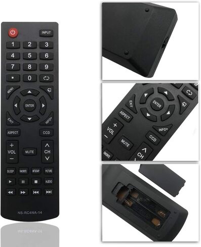جهاز تحكم عن بعد بديل جديد من انسيجنيا NS-RC4NA-14 لتلفزيون انسيجنيا NS-46D400NA14 NS-50D400NA14 NS-39L400NA14 NS-39D40SNA14 NS-32D201NA14 NS-46D40SNA14 مبرمج مبرمج in Kuwait