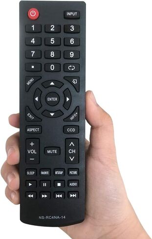 جهاز تحكم عن بعد بديل جديد من انسيجنيا NS-RC4NA-14 لتلفزيون انسيجنيا NS-46D400NA14 NS-50D400NA14 NS-39L400NA14 NS-39D40SNA14 NS-32D201NA14 NS-46D40SNA14 مبرمج مبرمج in Kuwait