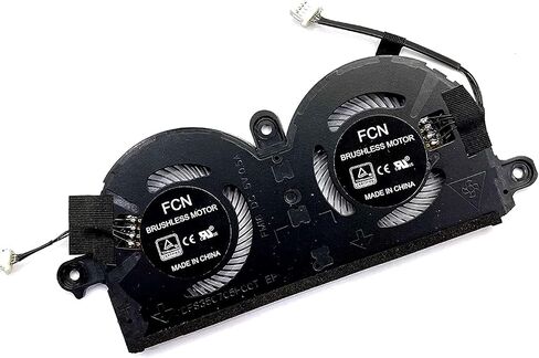 New CPU Cooling Fan Fit for DELL XPS13 9370 9380 CPU Cooling Fan ND55C19-16M01 DP/N 0980WH CN-0980WH 0PNWJR DFS350705P00T in Saudi Arabia
