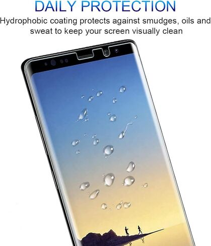 جراب واقي شاشة من 3 قطع من هاتشي، متوافق مع سامسونج جالاكسي نوت 8، غشاء مرن من البولي يوريثان، تغطية كاملة، أداة محاذاة، جراب واقي شفاف عالي الدقة لهاتف سامسونج جالاكسي نوت 8 in Kuwait