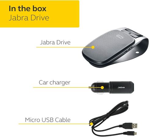 Jabra Drive Bluetooth In-Car Speakerphone (U.S. Retail Packaging) in Saudi Arabia