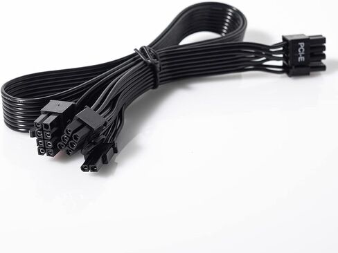 كابل Funtin Male to Male PCIE (أسود B لـ Corsair PSU) in Kuwait