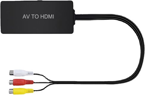 محول MythGeek RCA إلى HDMI، يدعم 1080P PAL/NTSC، متوافق مع مشغلات PS one، PS2، PS3، STB، Xbox، VHS، VCR، Blue-Ray DVD in Kuwait