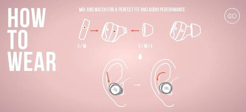 JBL Live Free NC+ - True Wireless in-Ear Noise Cancelling Bluetooth Headphones with Active Noise Cancelling, Microphone, Up to 21H Battery, Wireless Charging (Rose) in Saudi Arabia