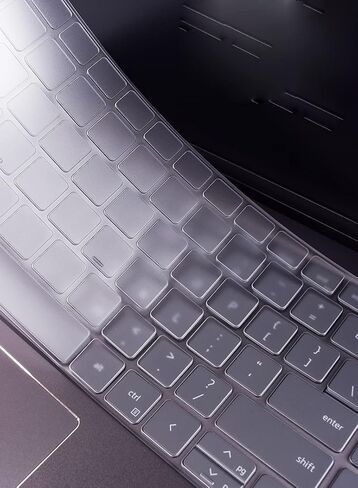 غطاء لوحة المفاتيح متوافق مع Dell Latitude 3520 15.6 بوصة، 2021 Dell Vostro 15 5000 5510 15.6 بوصة، Dell Inspiron 15 5510 5515 5518، Dell Inspiron 16 7610 Laptop (غير متوافق Dell Precision 15-5510) شفاف in Kuwait