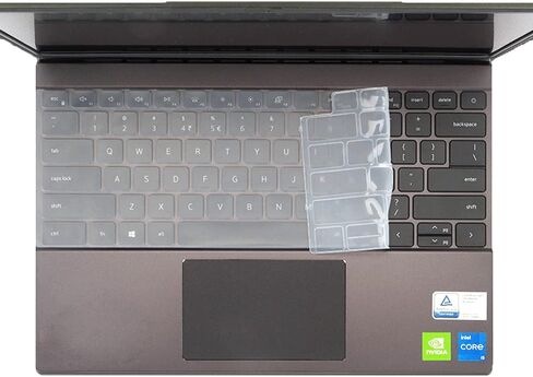 غطاء لوحة المفاتيح متوافق مع Dell Latitude 3520 15.6 بوصة، 2021 Dell Vostro 15 5000 5510 15.6 بوصة، Dell Inspiron 15 5510 5515 5518، Dell Inspiron 16 7610 Laptop (غير متوافق Dell Precision 15-5510) شفاف in Kuwait