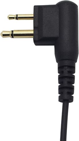D Shape Clip-Ear Headset Earpiece PTT with Mic Compatible with Motorola Two-Way Radio CLS1410 RMM2050 GP300 CP200 PR400 CLS1110 (10 Pcs) in Saudi Arabia