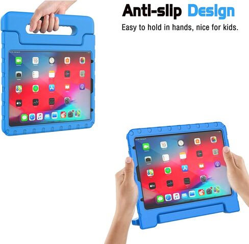 AVAWO Kids Case for iPad Air 5th Generation 2022/ 4th Generation 2020, iPad Air 10.9 Case - Light Weight Shockproof Handle Stand Case for Kids Child Toddlers Boys, Blue in Kuwait