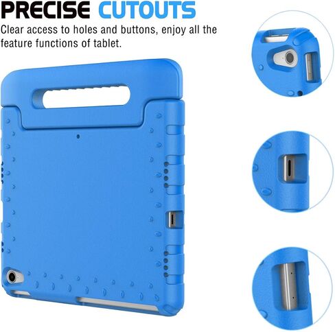 AVAWO Kids Case for iPad Air 5th Generation 2022/ 4th Generation 2020, iPad Air 10.9 Case - Light Weight Shockproof Handle Stand Case for Kids Child Toddlers Boys, Blue in Kuwait