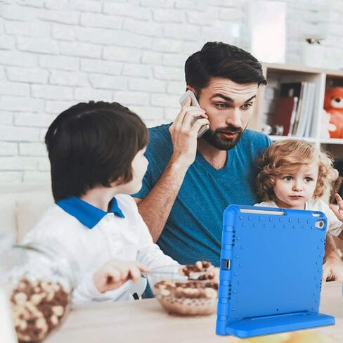 AVAWO Kids Case for iPad Air 5th Generation 2022/ 4th Generation 2020, iPad Air 10.9 Case - Light Weight Shockproof Handle Stand Case for Kids Child Toddlers Boys, Blue in Kuwait