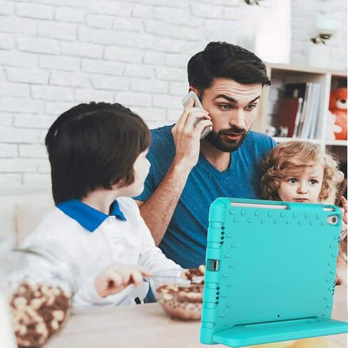 حافظة AVAWO للأطفال لجهاز iPad Air الجيل الخامس 2022/ الجيل الرابع 2020، حافظة iPad Air 10.9 - حافظة بمقبض خفيفة الوزن مقاومة للصدمات للأطفال الصغار الأولاد، أزرق in Saudi Arabia