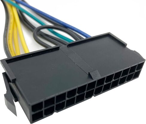 كيبل طاقة 24 دبوس الى 10 دبابيس ايه تي اكس لوحدة امداد الطاقة من يوكيتي، كيبل تمديد مضفر لاجهزة الكمبيوتر مع الخوادم (قطعة واحدة) in Kuwait