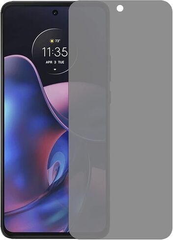واقي شاشة من الزجاج المقوى UPONEW لهاتف Motorola Edge 2022 - [عبوة من قطعتين] واقي شاشة من الزجاج المقوى باللون الأسود لهاتف Motorola Moto Edge 2022 in Kuwait