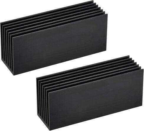 MECCANIXITY 2 Pack M.2 SSD Heatsink Cooler Alloy Aluminum Heat Sink Cooling Sink for PC, 70x22x30mm, Black in Saudi Arabia