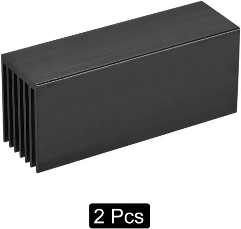MECCANIXITY 2 Pack M.2 SSD Heatsink Cooler Alloy Aluminum Heat Sink Cooling Sink for PC, 70x22x30mm, Black in Saudi Arabia
