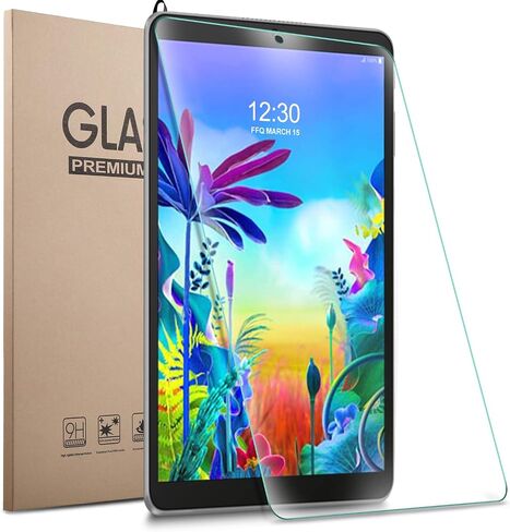 Gylint LG G Pad 5 10.1 Screen Protector Glass - Tempered Glass 9H Hardness Scratch Resistant Bubble Free Tempered Glass Screen Protector for LG G Pad 5 10.1 Inches Tablet 2019, Model:LM-T600L, T600L in Saudi Arabia