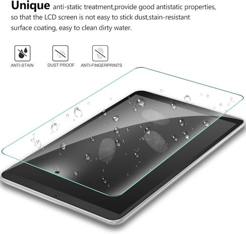 Gylint LG G Pad 5 10.1 Screen Protector Glass - Tempered Glass 9H Hardness Scratch Resistant Bubble Free Tempered Glass Screen Protector for LG G Pad 5 10.1 Inches Tablet 2019, Model:LM-T600L, T600L in Saudi Arabia