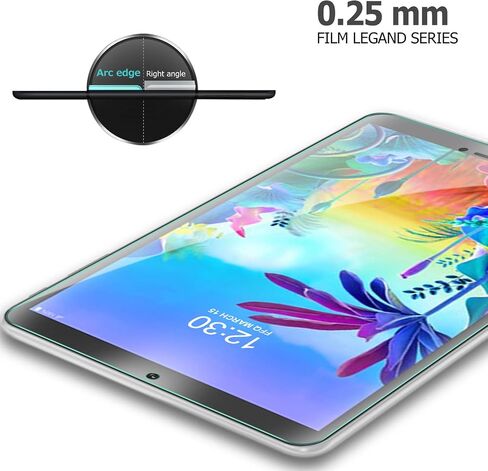 Gylint LG G Pad 5 10.1 Screen Protector Glass - Tempered Glass 9H Hardness Scratch Resistant Bubble Free Tempered Glass Screen Protector for LG G Pad 5 10.1 Inches Tablet 2019, Model:LM-T600L, T600L in Saudi Arabia